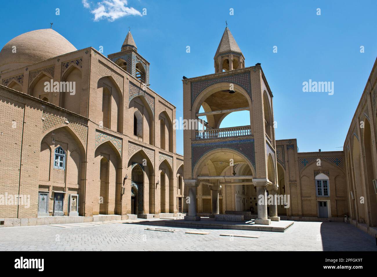 Asia, Iran Isfahan, quartiere armeno, Cattedrale Vank Foto Stock