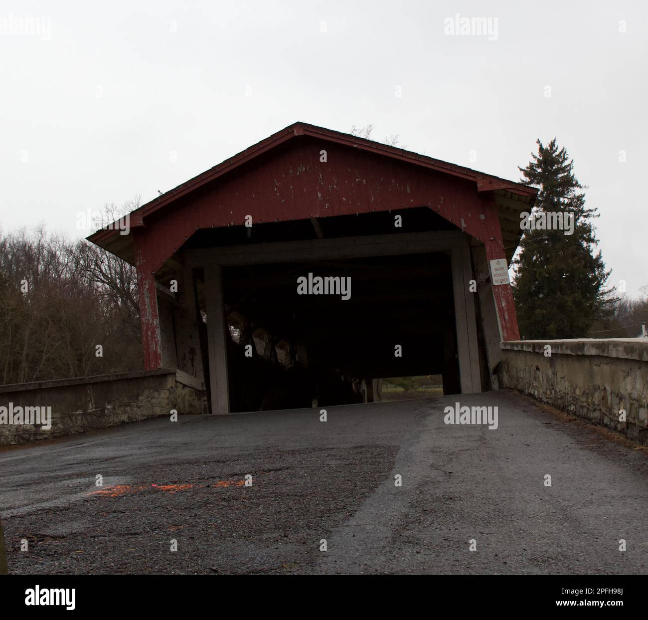 Ponti coperti storici di Lehigh Valley Foto Stock