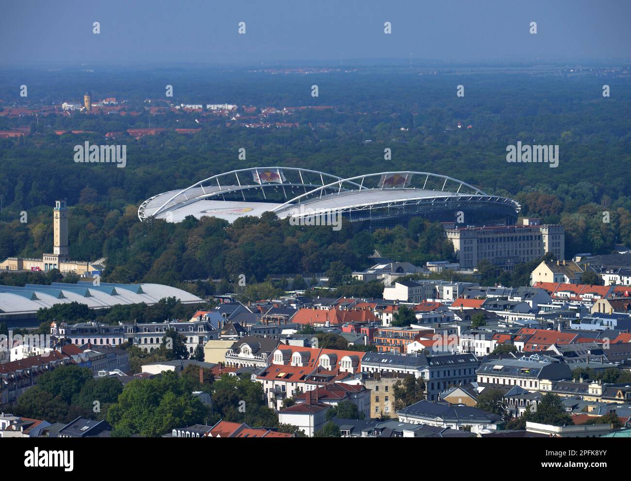 Red Bull Arena, Lipsia, Sassonia, Germania Foto Stock
