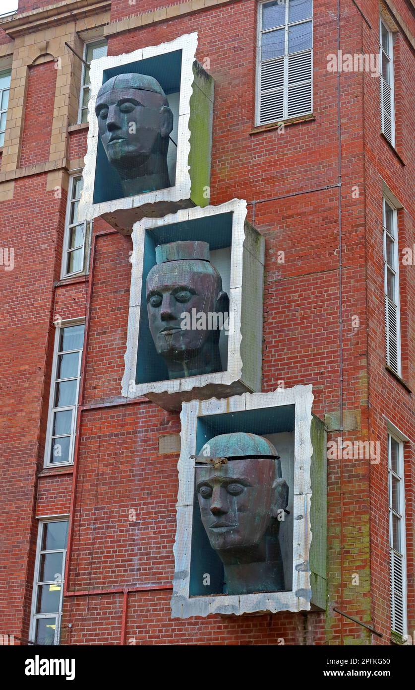 Storico Trencherfield Mill & Faces, Wallgate, Wigan, Lanls, Lancashire, Greater Manchester, WN3 4BF - Area di riqualificazione del Molo di Wigan Foto Stock