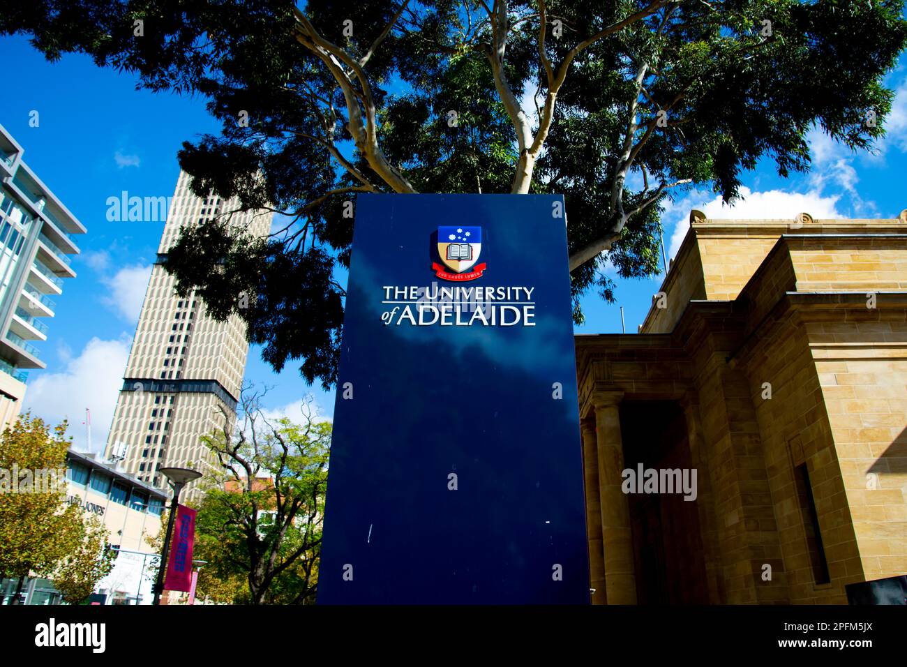 Adelaide, Australia - 1 maggio 2022: L'Università di Adelaide fondata nel 1874 Foto Stock