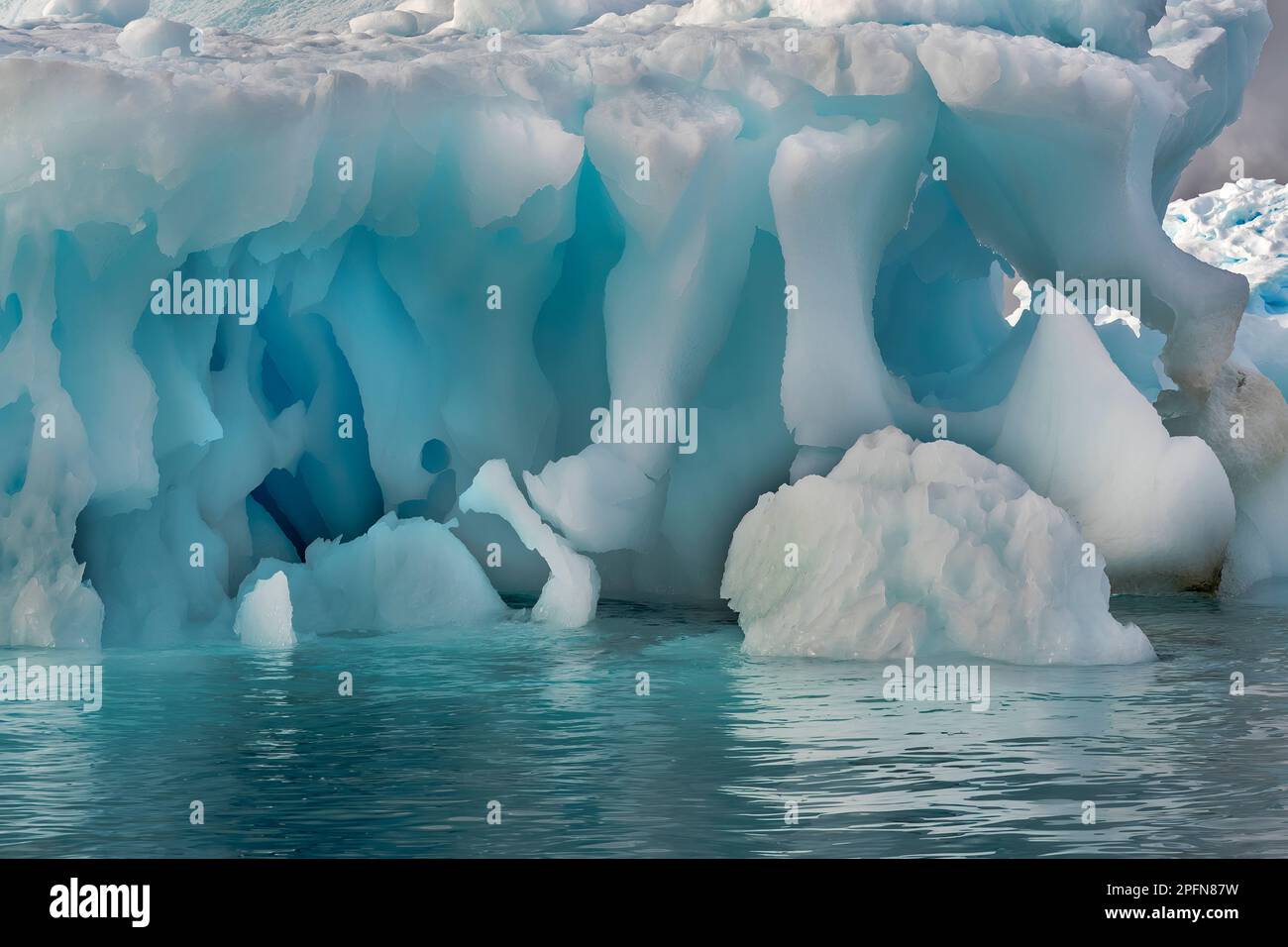 Penisola Antartica, Iceberg Foto Stock