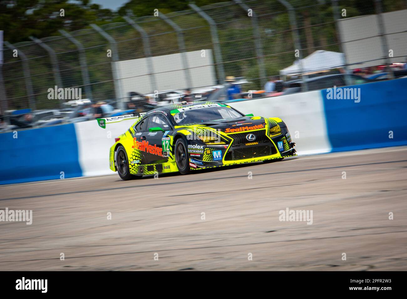 Sebring, Florida, Stati Uniti. 18th marzo 2023. 71st Annual Mobil 1 Twelve Hours of Sebring 2023 al Sebring International Speedway di Sebring, Florida, USA. Credit: Yaroslav Sabitov/Yes Market Media/Alamy Live News Foto Stock