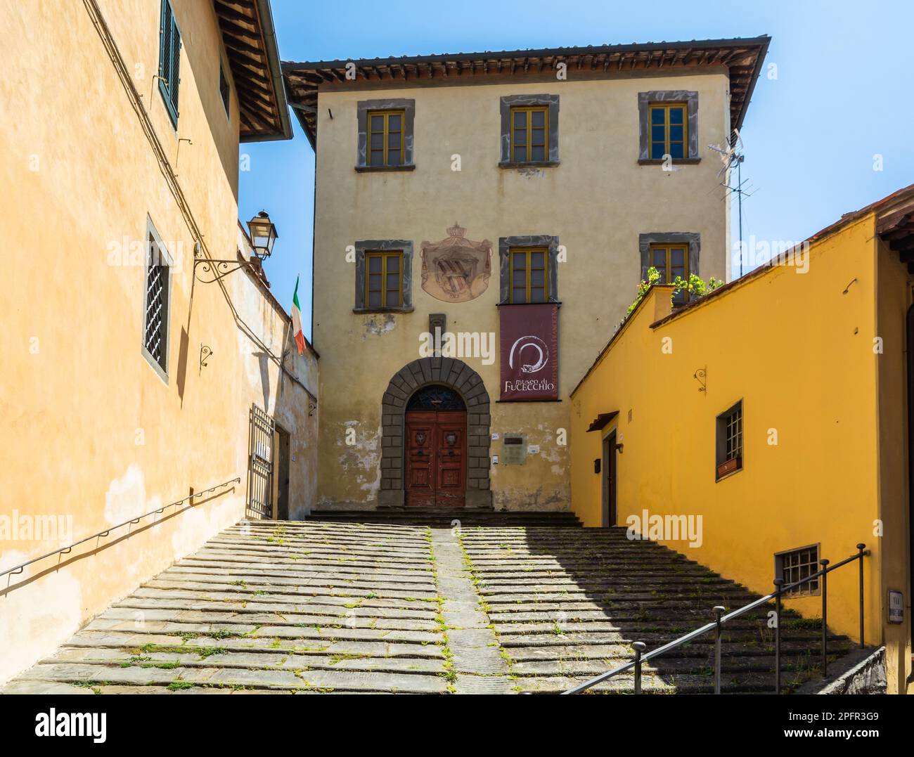 Centro storico di Fucecchio, provincia di Firenze in Toscana, Italia centrale, Europa Foto Stock