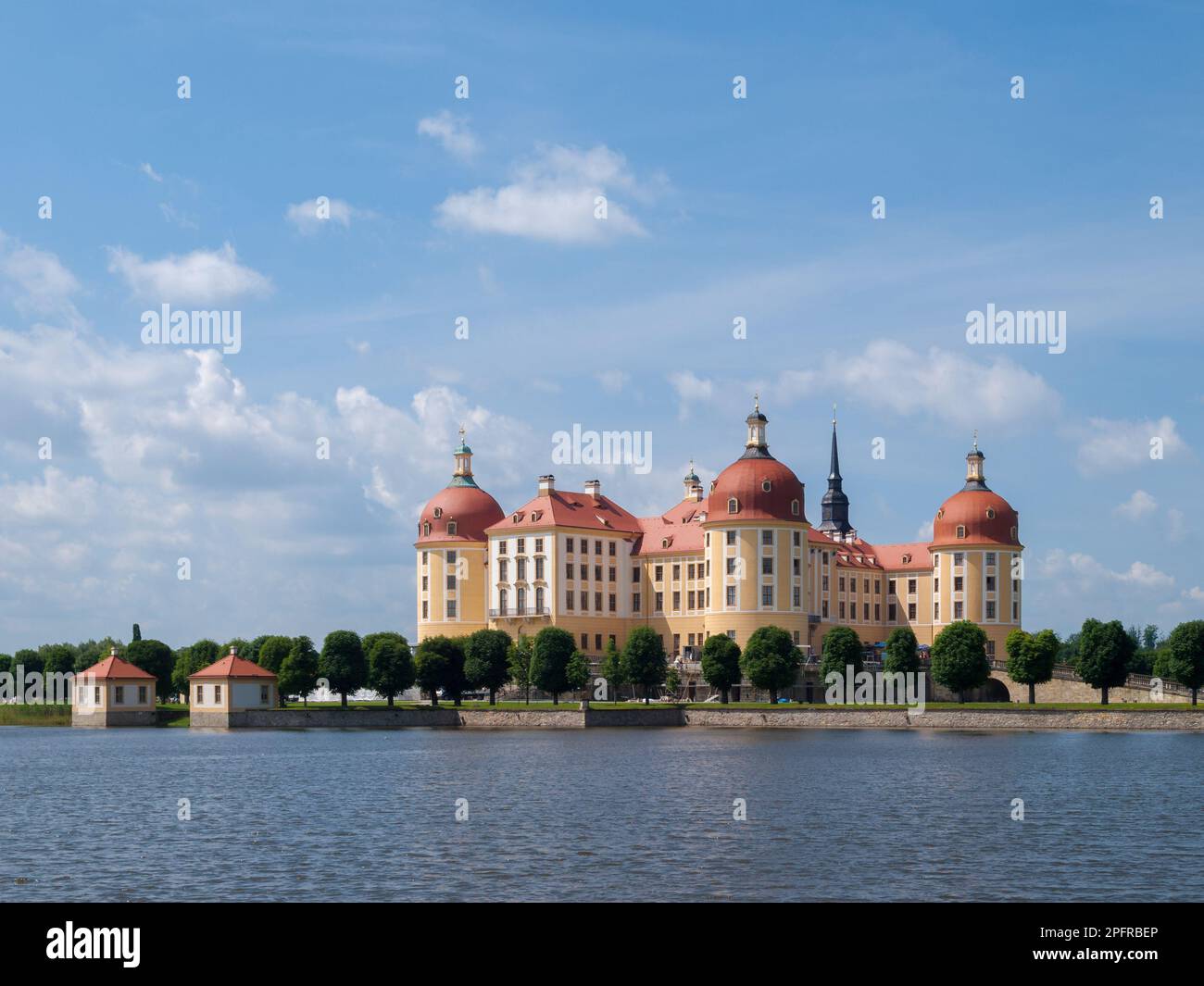 Castello di Moritzburg, Germania Foto Stock