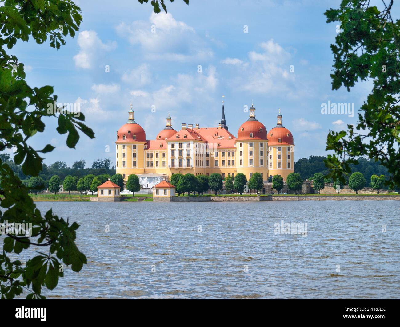 Castello di Moritzburg, Germania Foto Stock