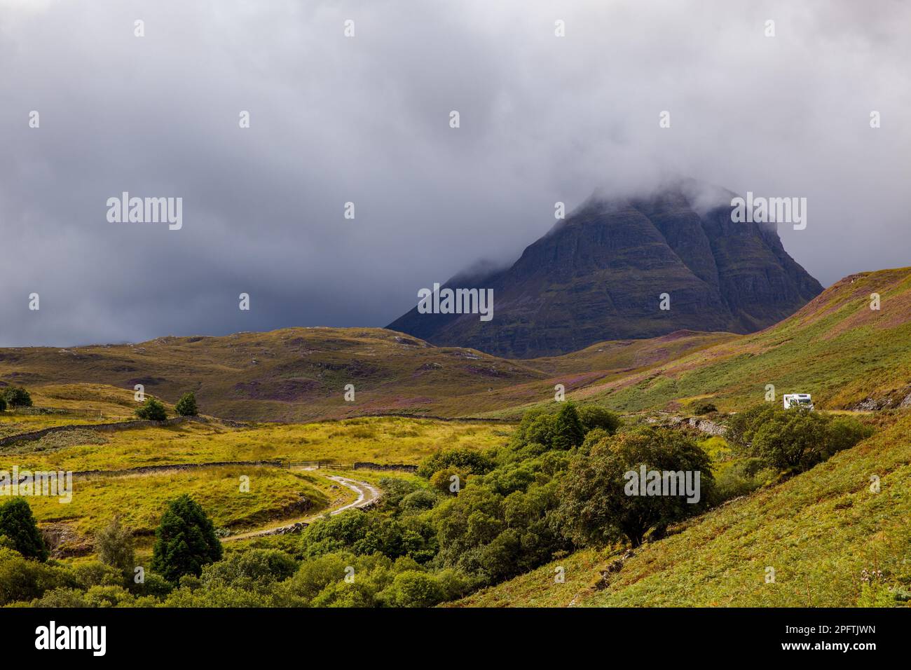 Highlands, nella costa occidentale della Scozia, Regno Unito Foto Stock