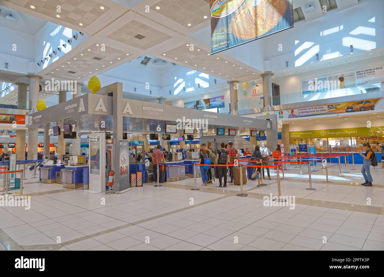 Aeroporto Internazionale Karol Wojtyla di Bari in Italia Foto Stock