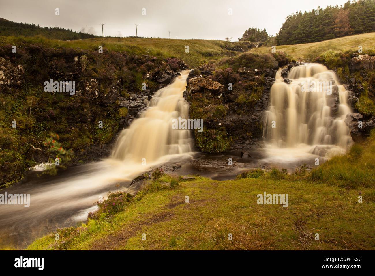 Pool di Fairy, Nero Cuillins, Glenbrittle, Isola di Skye, Scotland, Regno Unito Foto Stock