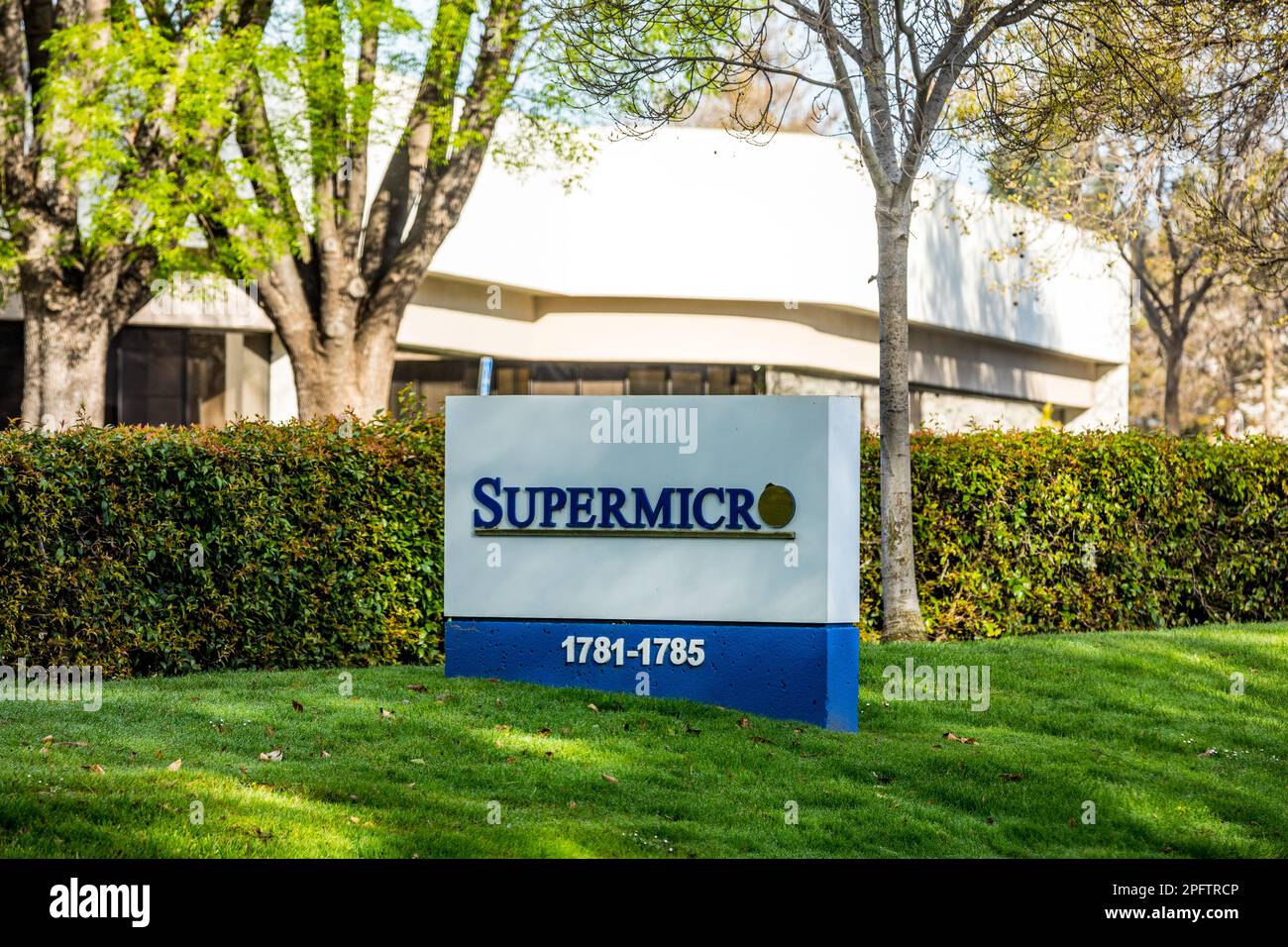 Supermicro sedi nella Silicon Valley della California USA Foto Stock