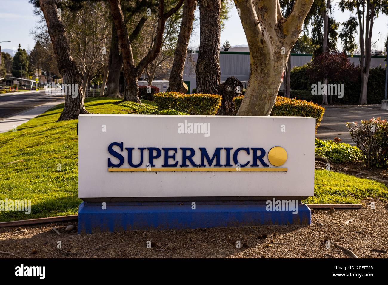 Supermicro sedi nella Silicon Valley della California USA Foto Stock