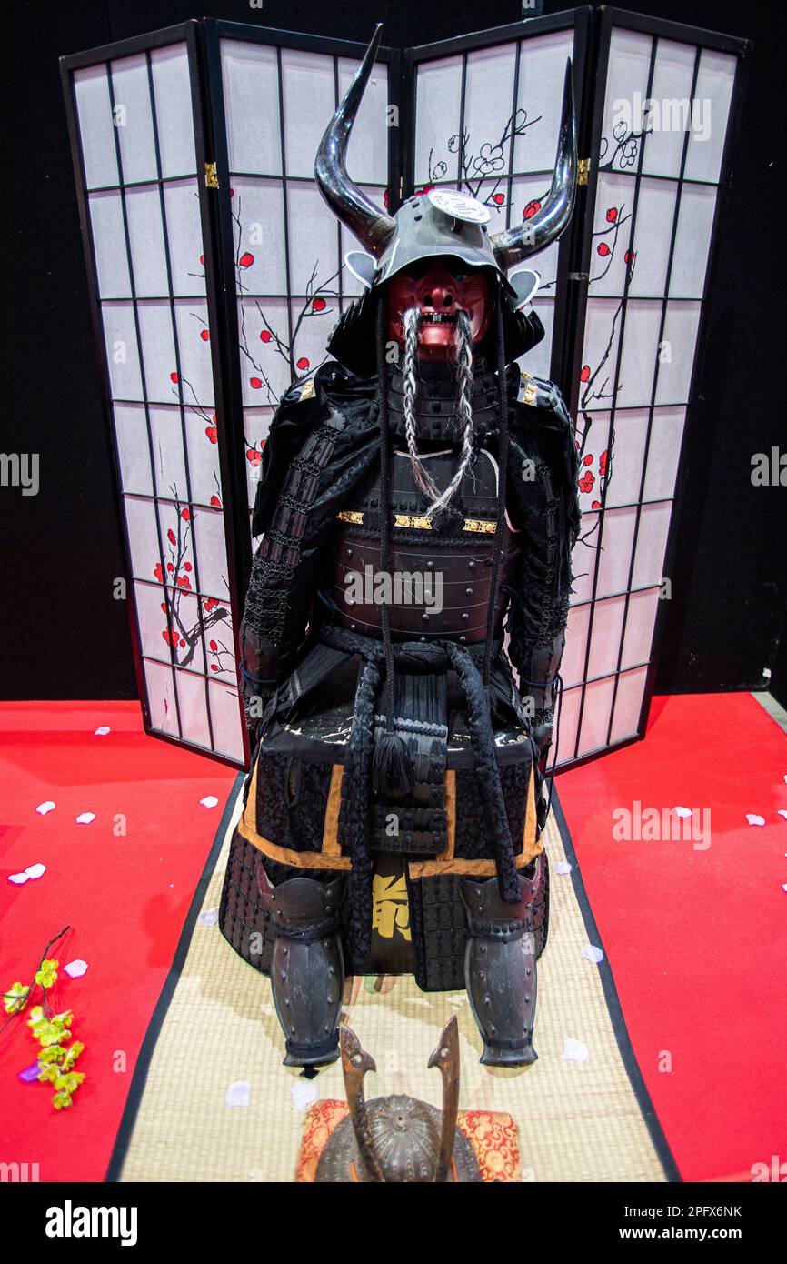 Italia Piemonte Torino Festival dell'Oriente 2023 - japanese Samurai Armor Credit: Realy Easy Star/Alamy Live News Foto Stock