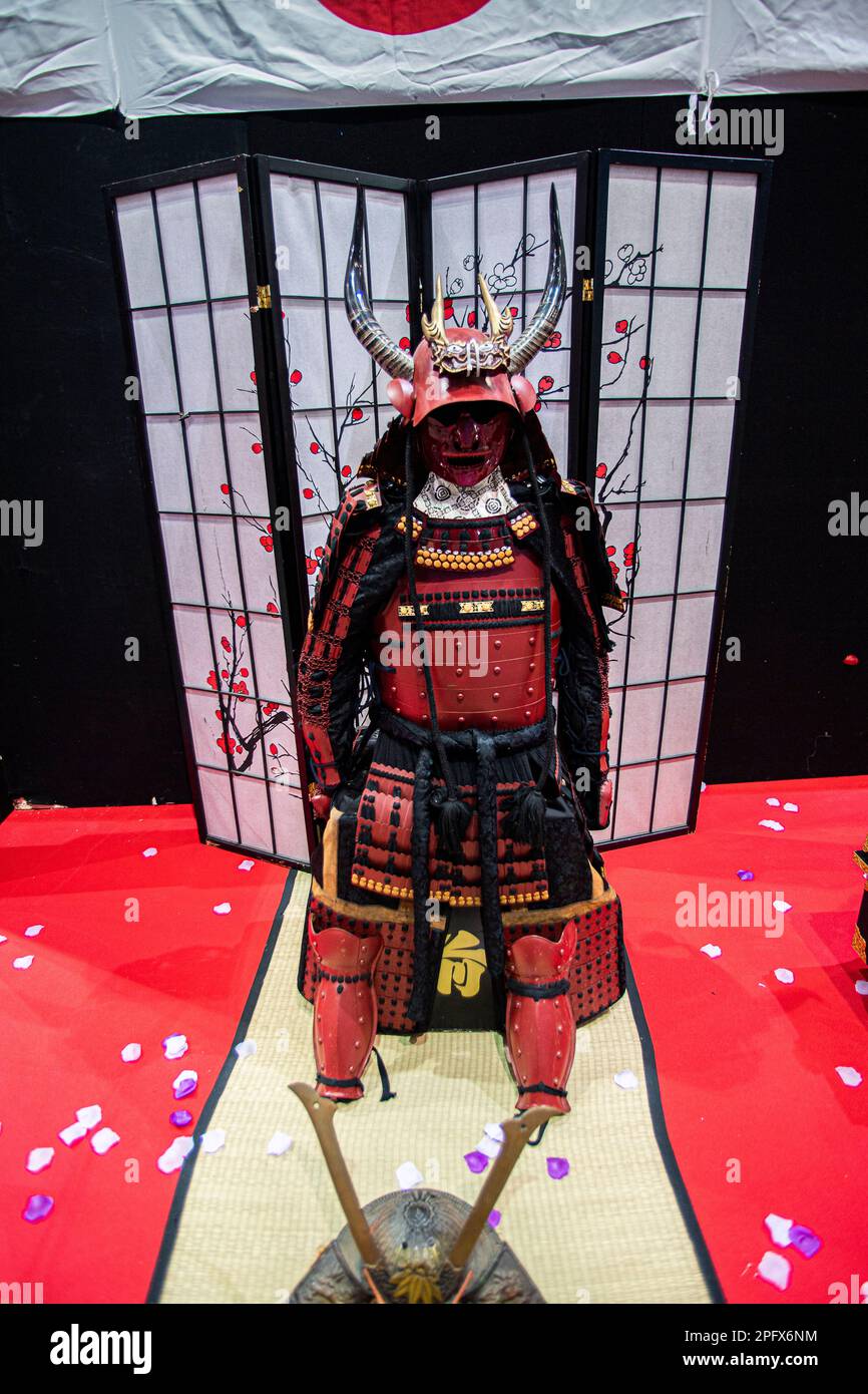 Italia Piemonte Torino Festival dell'Oriente 2023 - japanese Samurai Armor Credit: Realy Easy Star/Alamy Live News Foto Stock