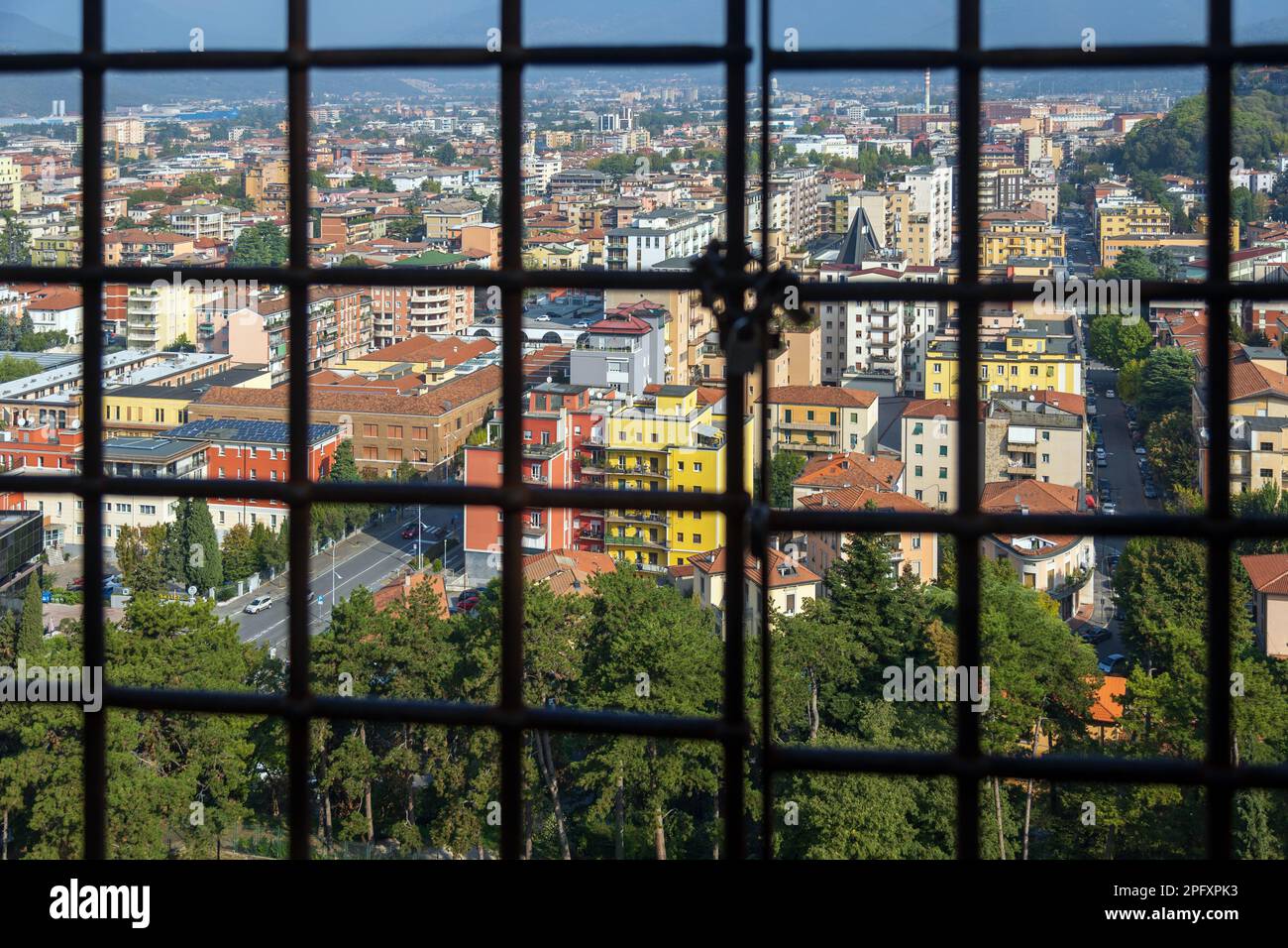 Castello di Brescia Lombardia Foto Stock