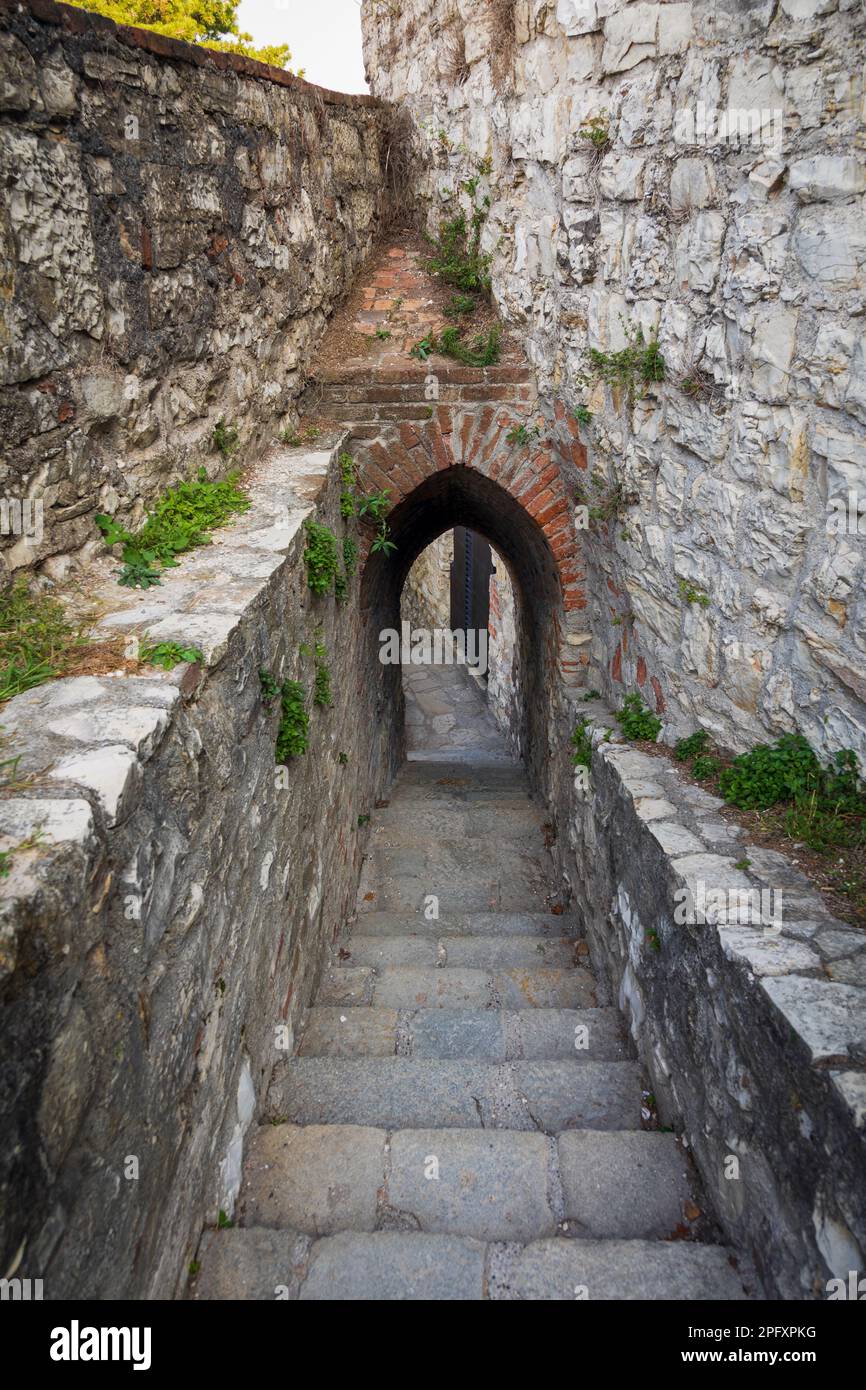 Castello di Brescia Lombardia Foto Stock