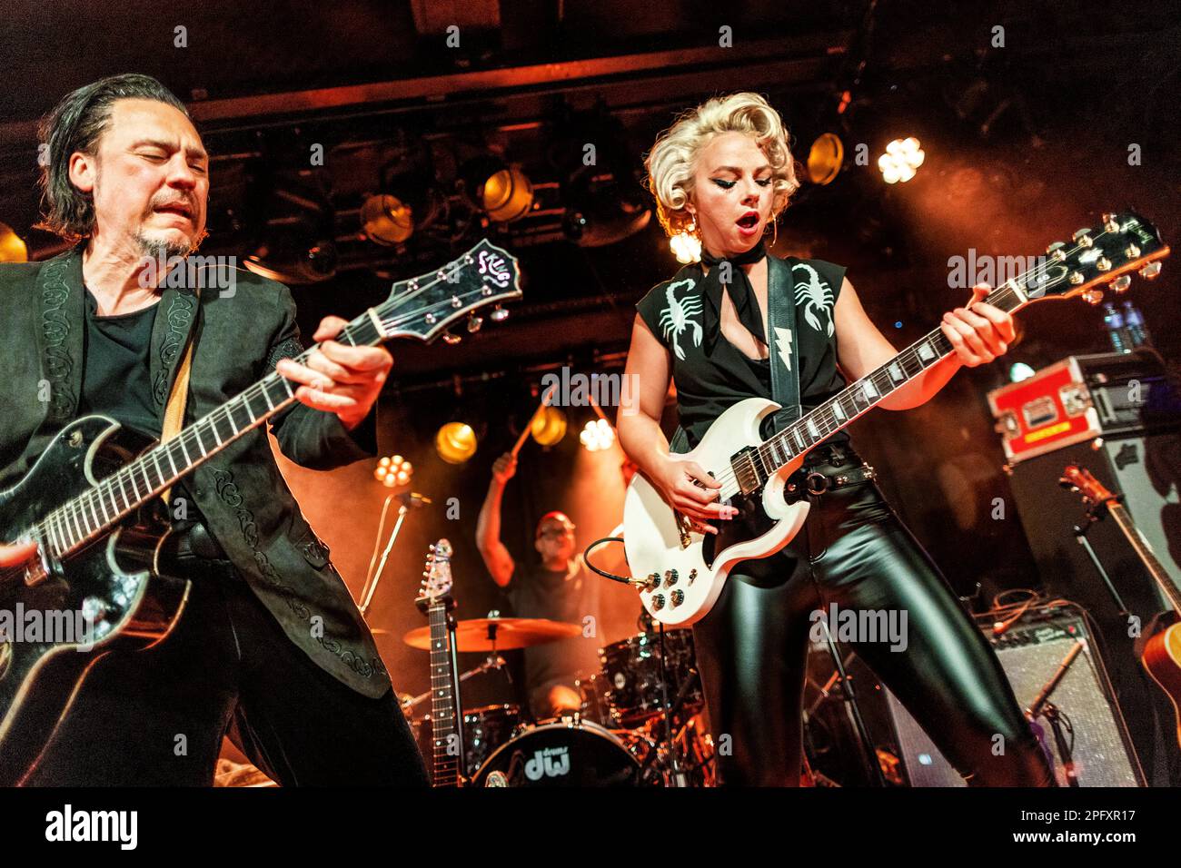 Oslo, Norvegia. 17th marzo 2023. La cantante, cantautrice e chitarrista americana Samantha Fish si esibisce in un concerto dal vivo al John Dee di Oslo. (Photo credit: Gonzales Photo - Terje Dokken). Foto Stock