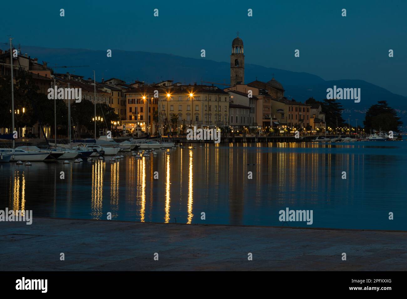 Salò Lago di Brescia Lombardia Foto Stock