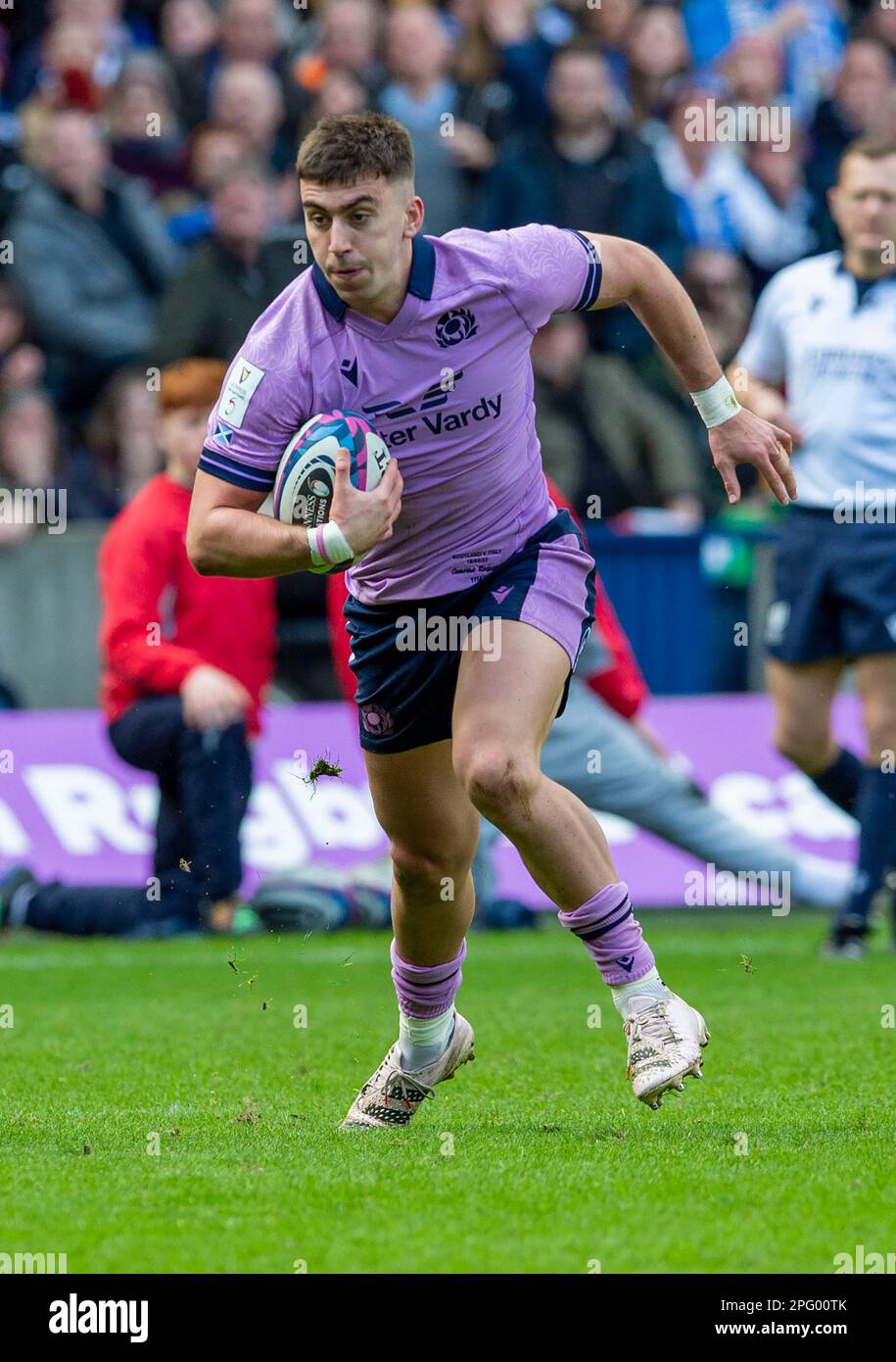 18 marzo, 2023. Guinness sei nazioni 2023. Cameron Redpath of Scotland durante la Scozia contro Italia, BT Murrayfield, Edimburgo. Credit: Ian Rutherford/Alamy Live News Foto Stock