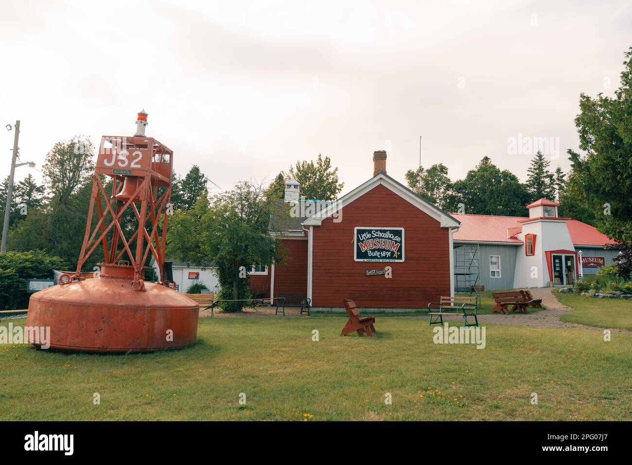 Sheguiandah, Ontario, Canada - Ten Mile Point Trading Post. Foto di alta qualità Foto Stock