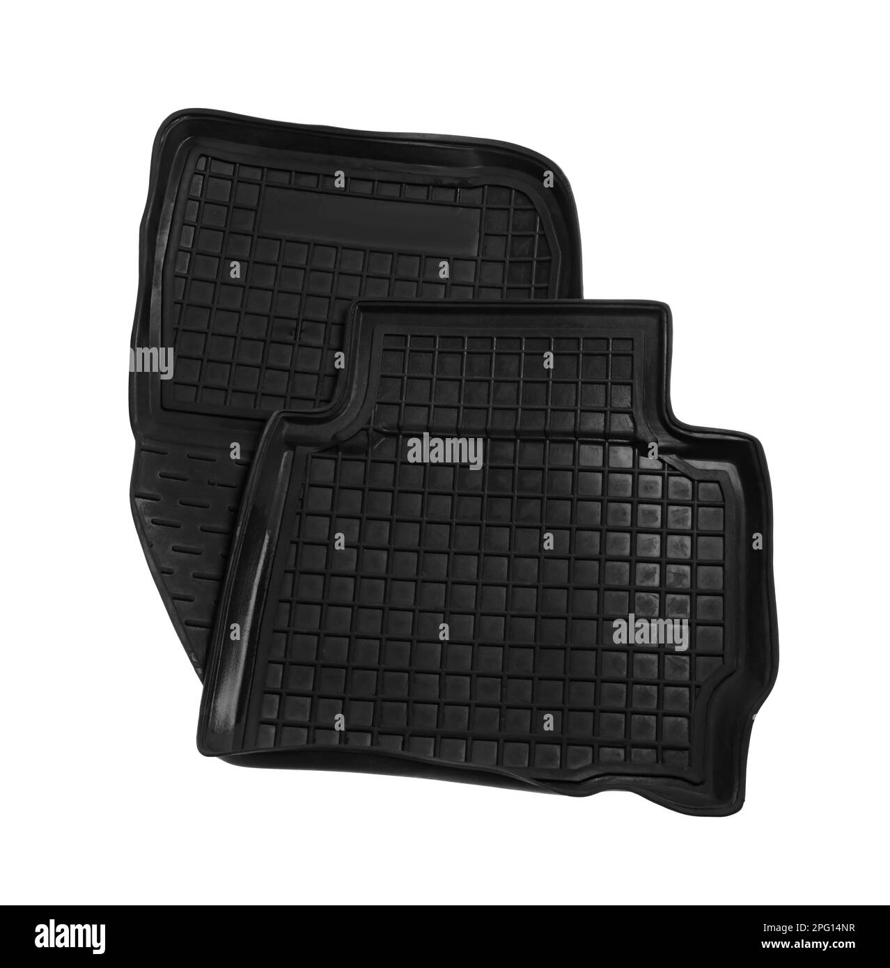 SERIE TAPPETO GOMMA NERO 4 PZ. QUADRO QUADRO LID LONG