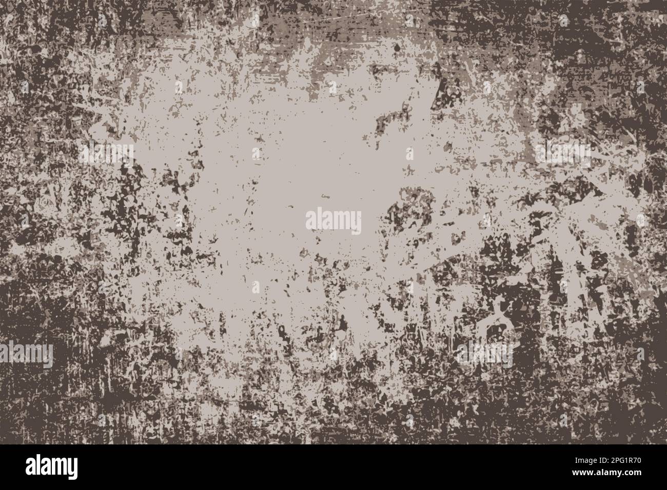 Texture grunge. Sfondo marrone vecchio vettore parete spazzolato stressato. Illustrazione Vettoriale
