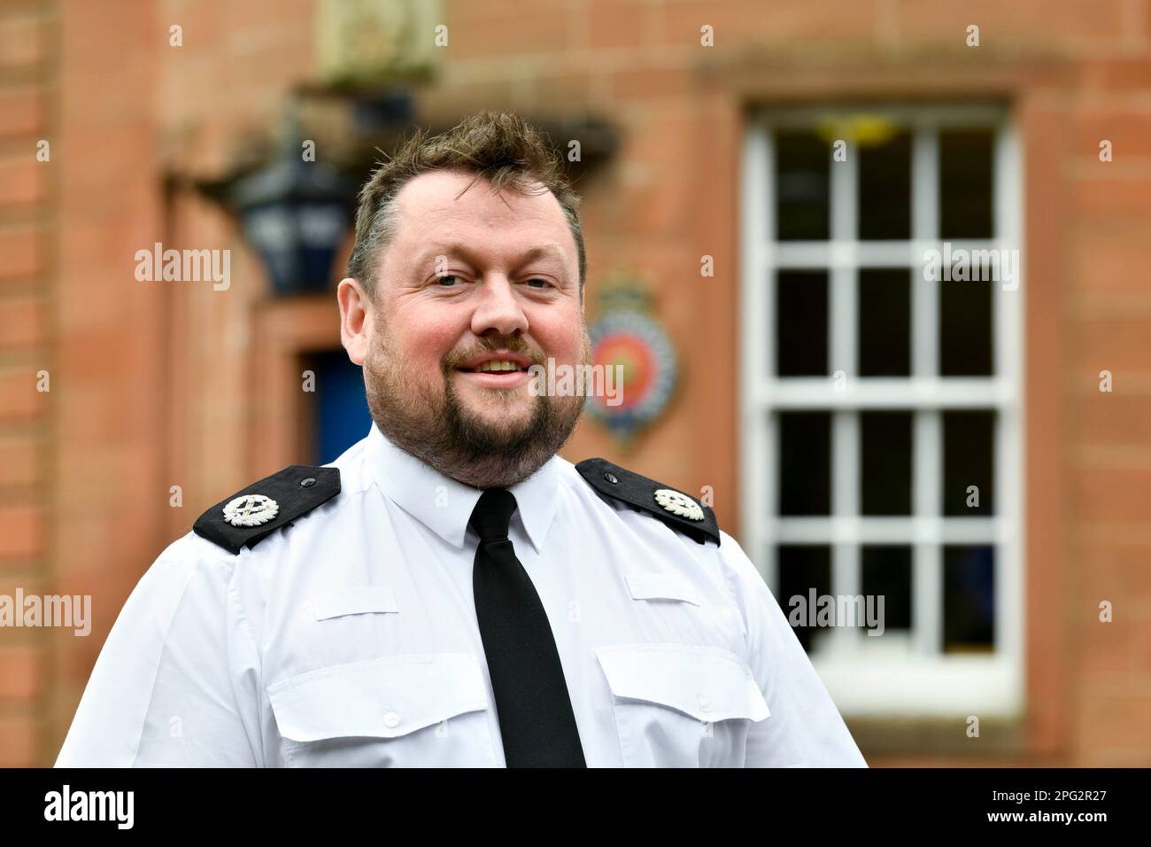 Cumbria Assistente di polizia Capo Constable Jonathan Blackwell Foto Stock