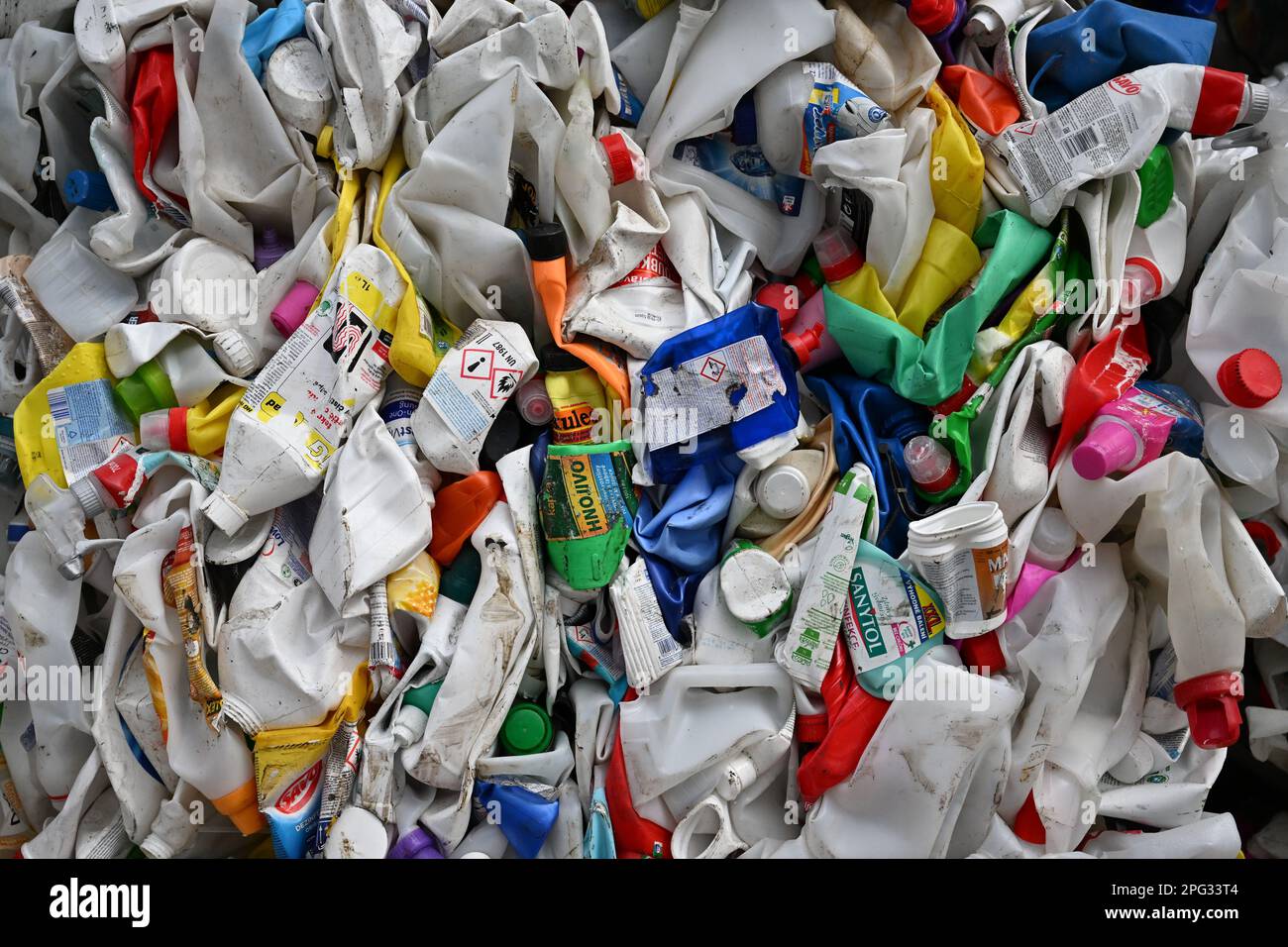 Apertura della linea di smistamento per contenitori in carta, plastica e metallo, il 20 marzo 2023, presso la SOCIETÀ SAKO Brno, a Brno, Repubblica Ceca. (Foto CTK/Vac Foto Stock