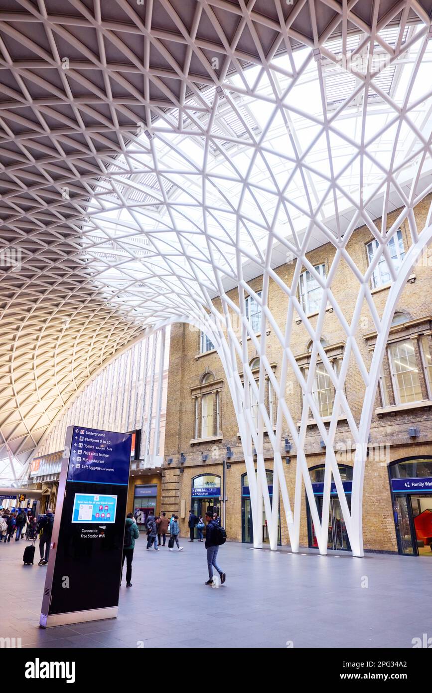 Stazione di Kings Cross - Londra Foto Stock