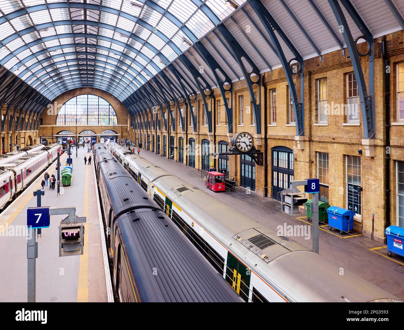 Stazione di Kings Cross - Londra Foto Stock