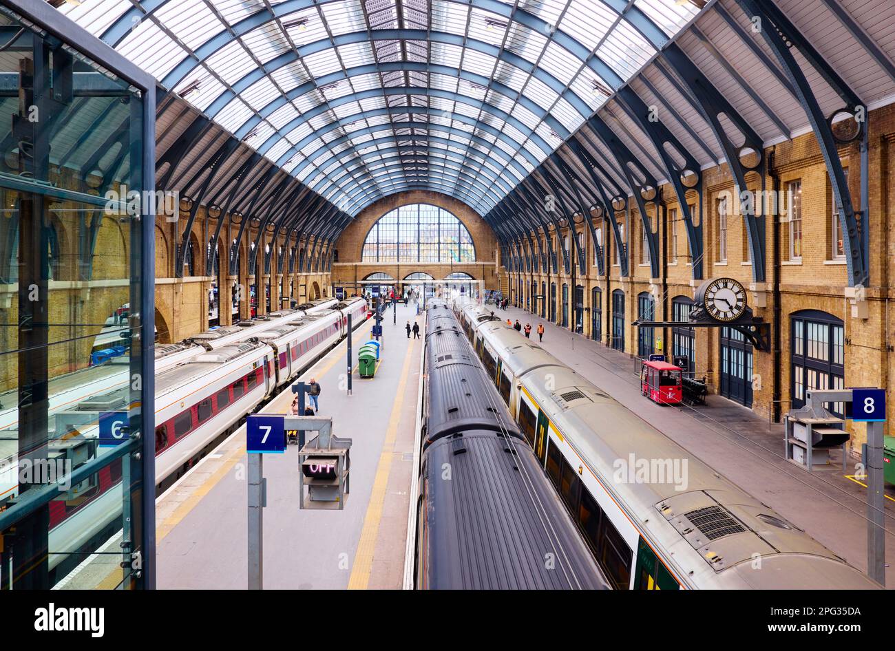 Stazione di Kings Cross - Londra Foto Stock