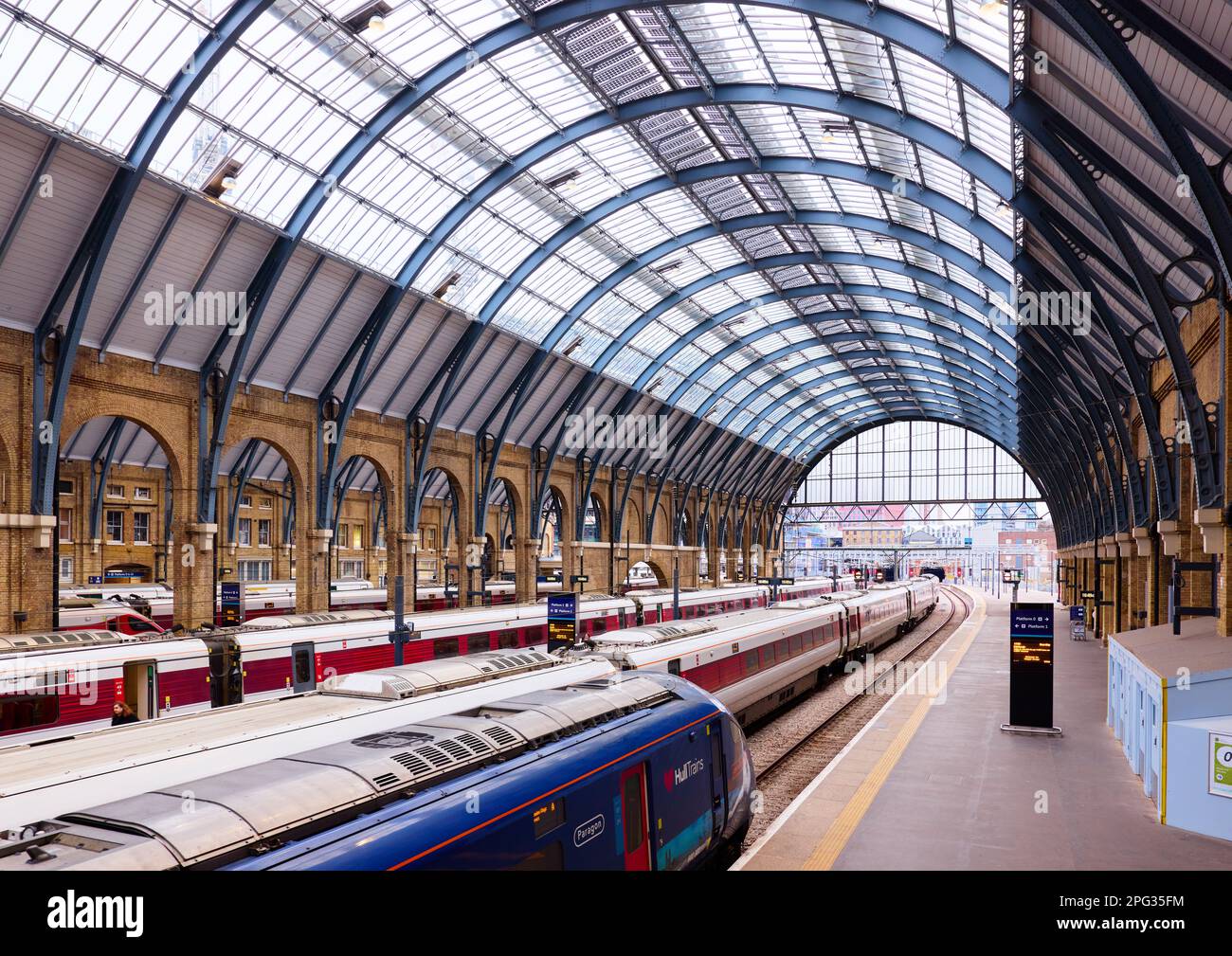 Stazione di Kings Cross - Londra Foto Stock