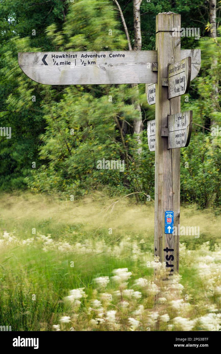 Immagine del Centro attività Kielder Scout Foto Stock