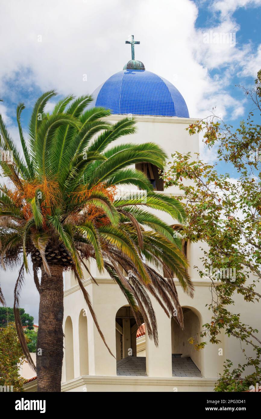 Chiesa dell'Immacolata Concezione, antica chiesa cattolica storica nel centro storico di San Diego, California Foto Stock