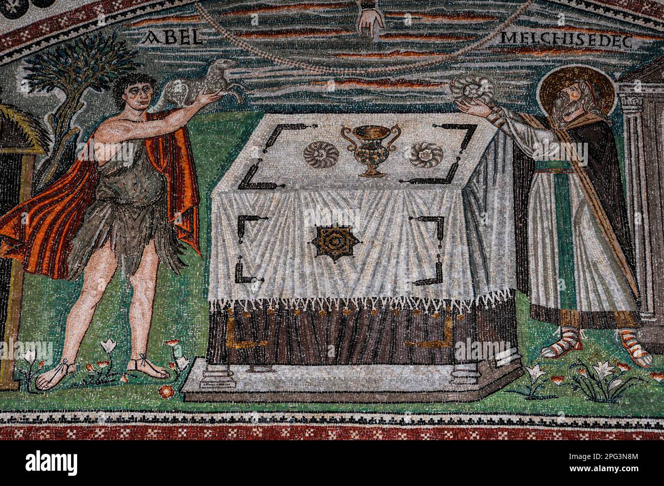 Abele, pastore figlio di Adamo, e Melchizedek, un re-sacerdote cananeo