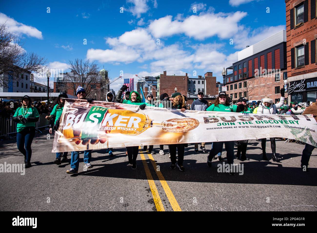 2023 South Boston St. Patrick's Day e la Parata del giorno dell'evacuazione Foto Stock