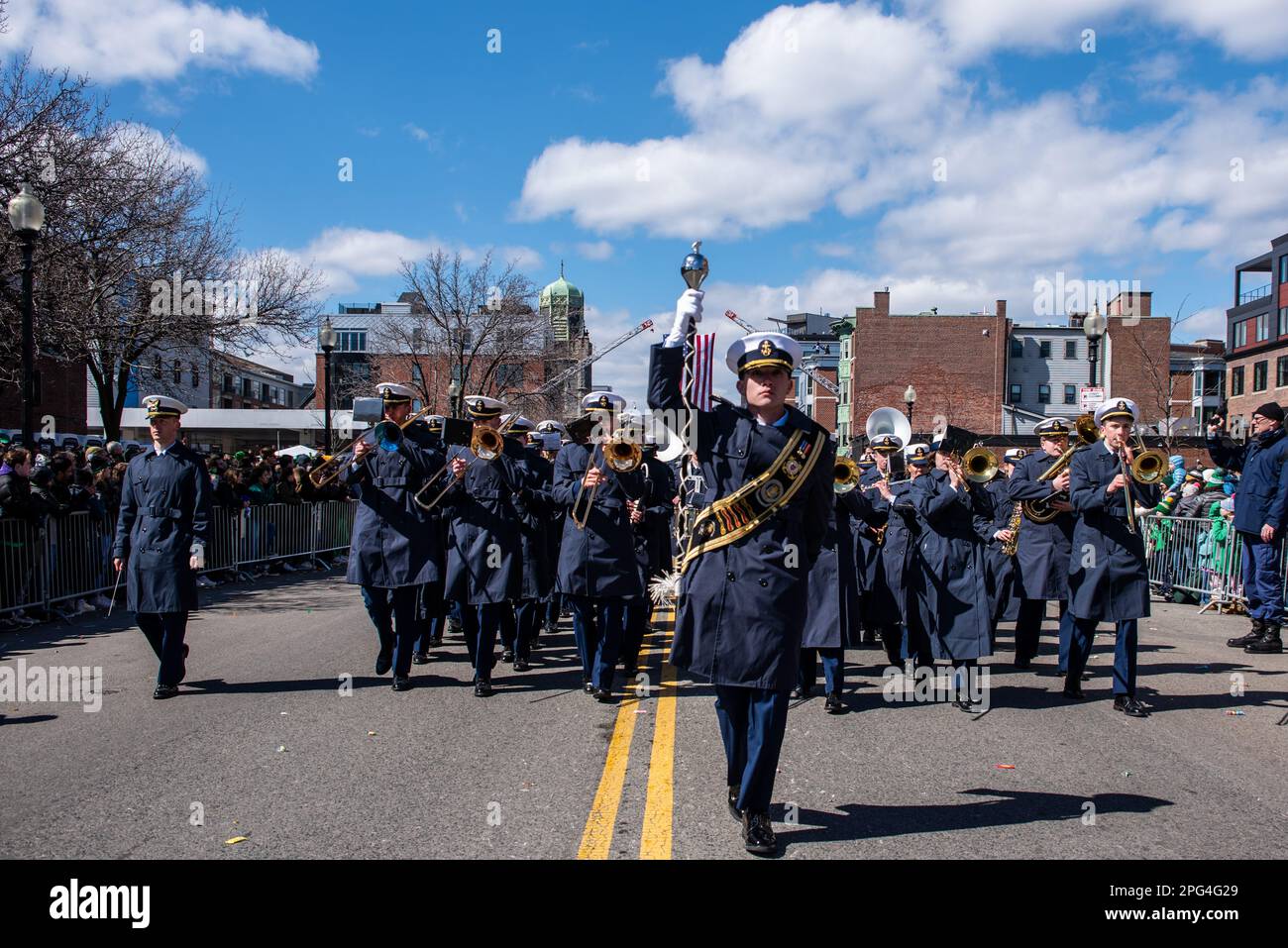 2023 South Boston St. Patrick's Day e la Parata del giorno dell'evacuazione Foto Stock