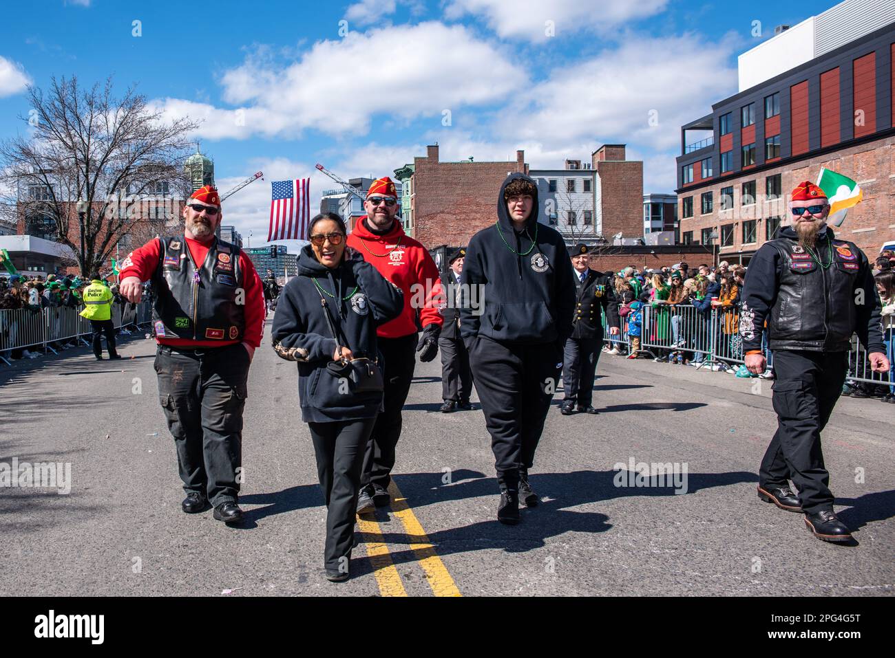 2023 South Boston St. Patrick's Day e la Parata del giorno dell'evacuazione Foto Stock