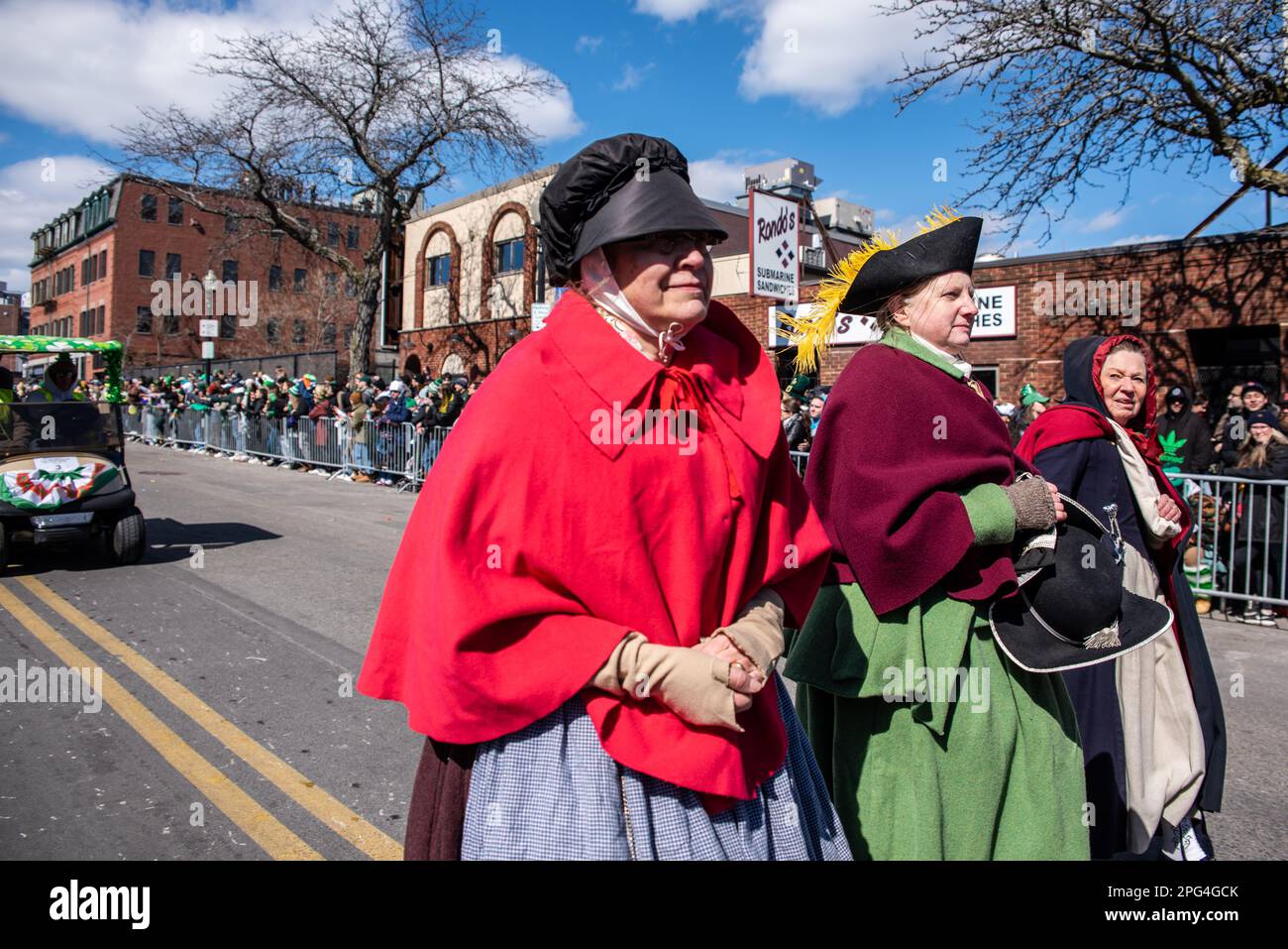 2023 South Boston St. Patrick's Day e la Parata del giorno dell'evacuazione Foto Stock
