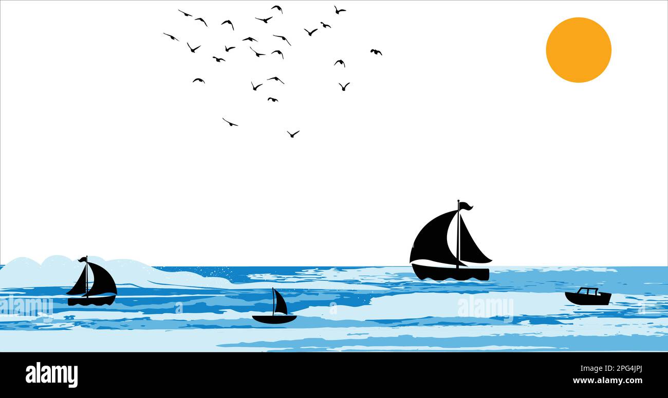 Mare Illustrazione Vettoriale