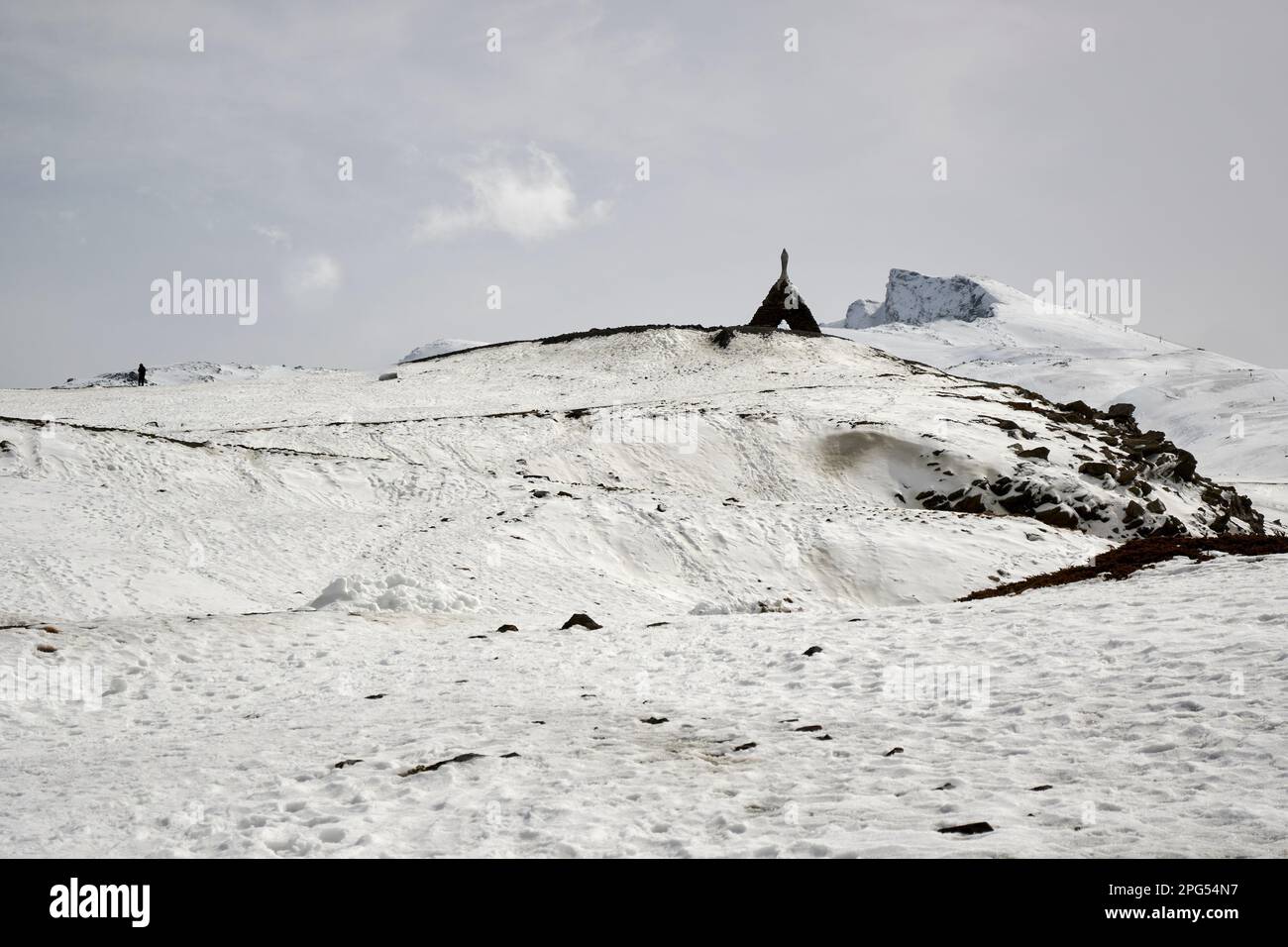 Una bella vista di Virgen de las Nieves, Sierra Nevada, Granada, Spagna Foto Stock