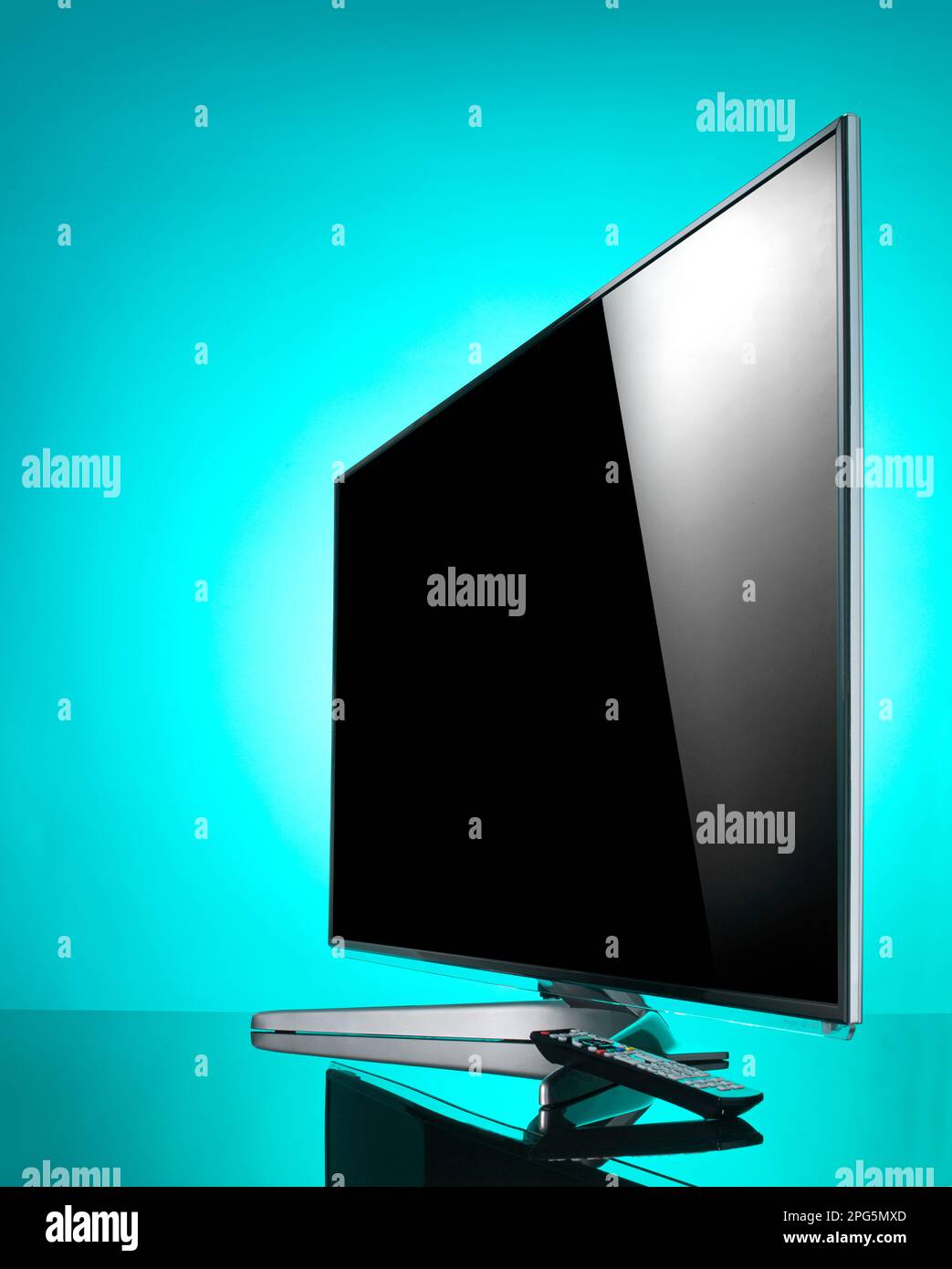 Televisore a schermo piatto Foto Stock
