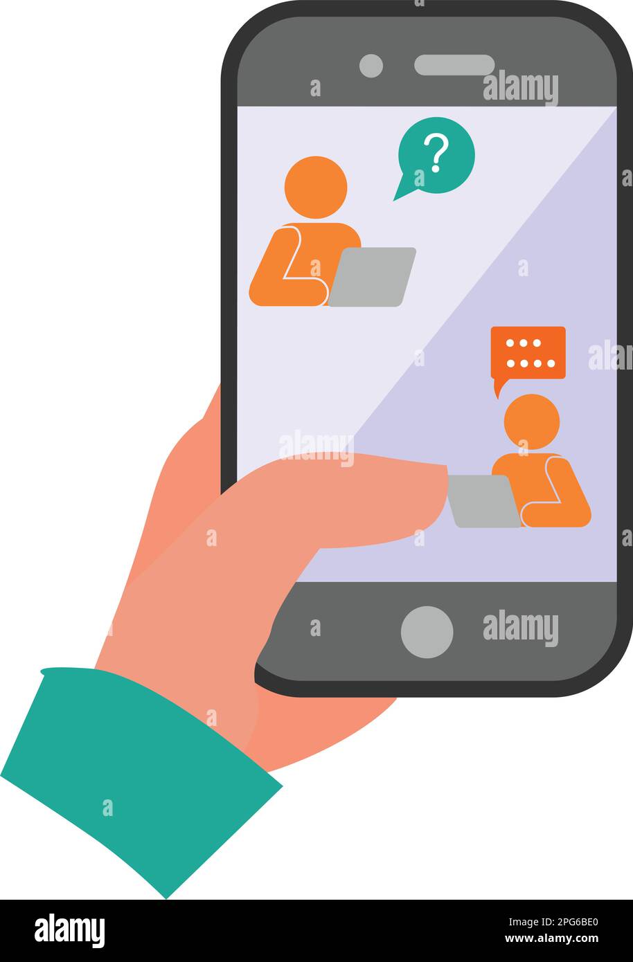 illustrazioni vettoriali per telefono cellulare smartphone Illustrazione Vettoriale