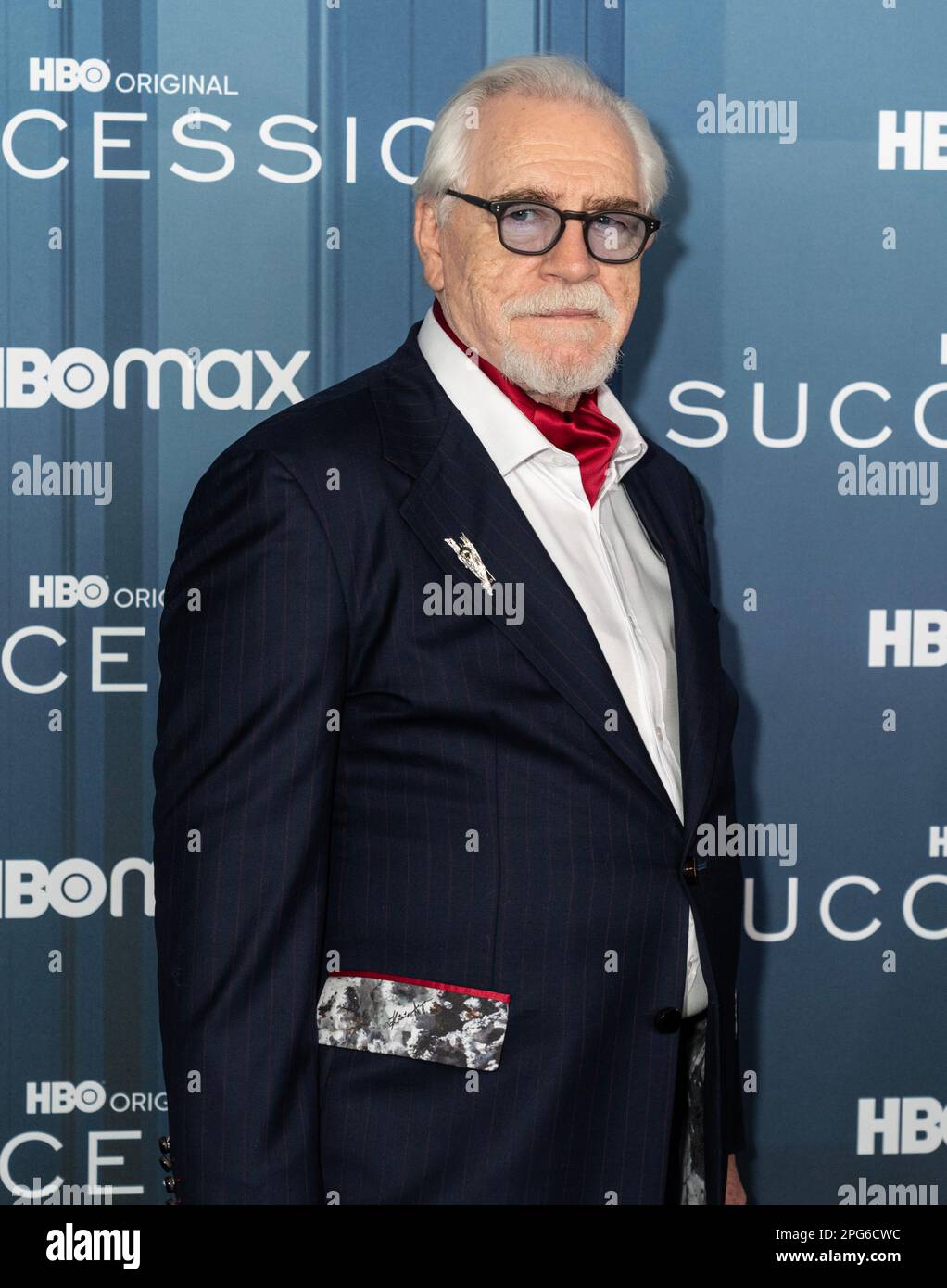 Brian Cox partecipa alla 'Succession' Season 4 Premiere di HBO al Jazz al Lincoln Center di New York il 20 marzo 2023 Foto Stock