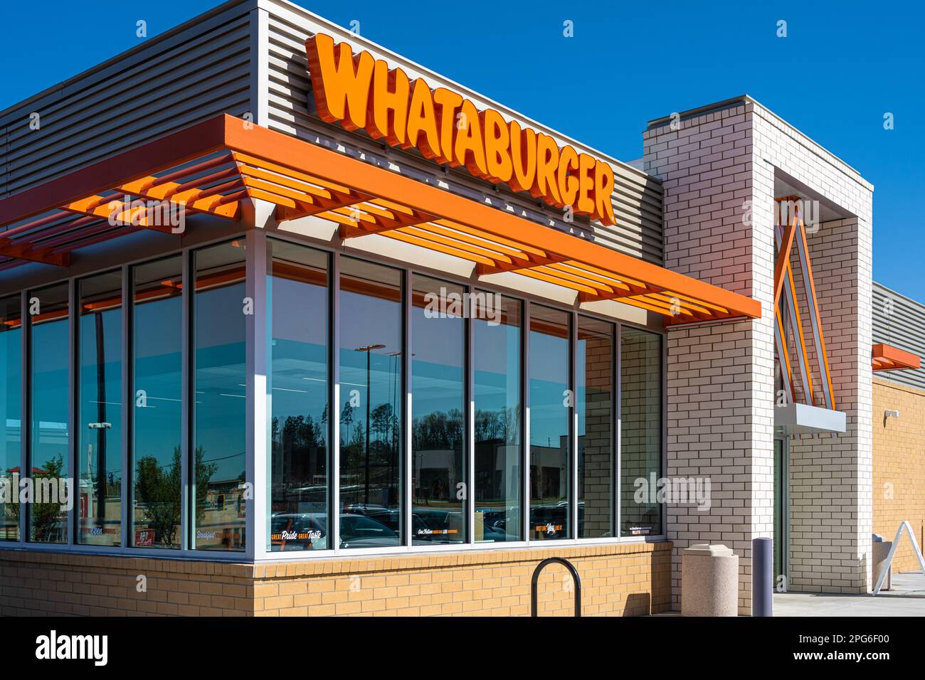 Nuovo ristorante fast food Whataburger a Buford, Georgia. (USA) Foto Stock