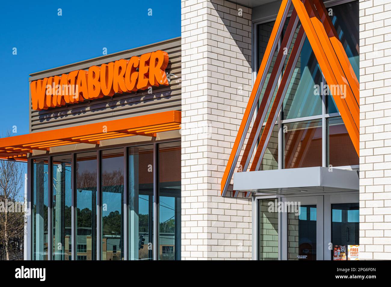 Nuovo ristorante fast food Whataburger a Buford, Georgia. (USA) Foto Stock