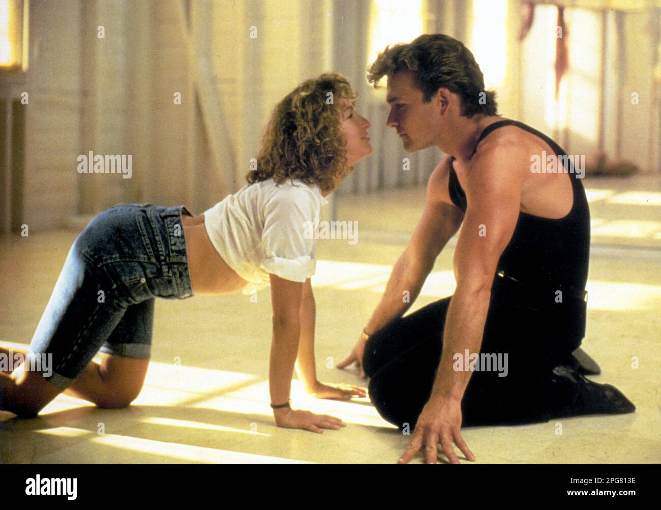 Dirty Dancing Jennifer Grey e Patrick Swayze Foto Stock