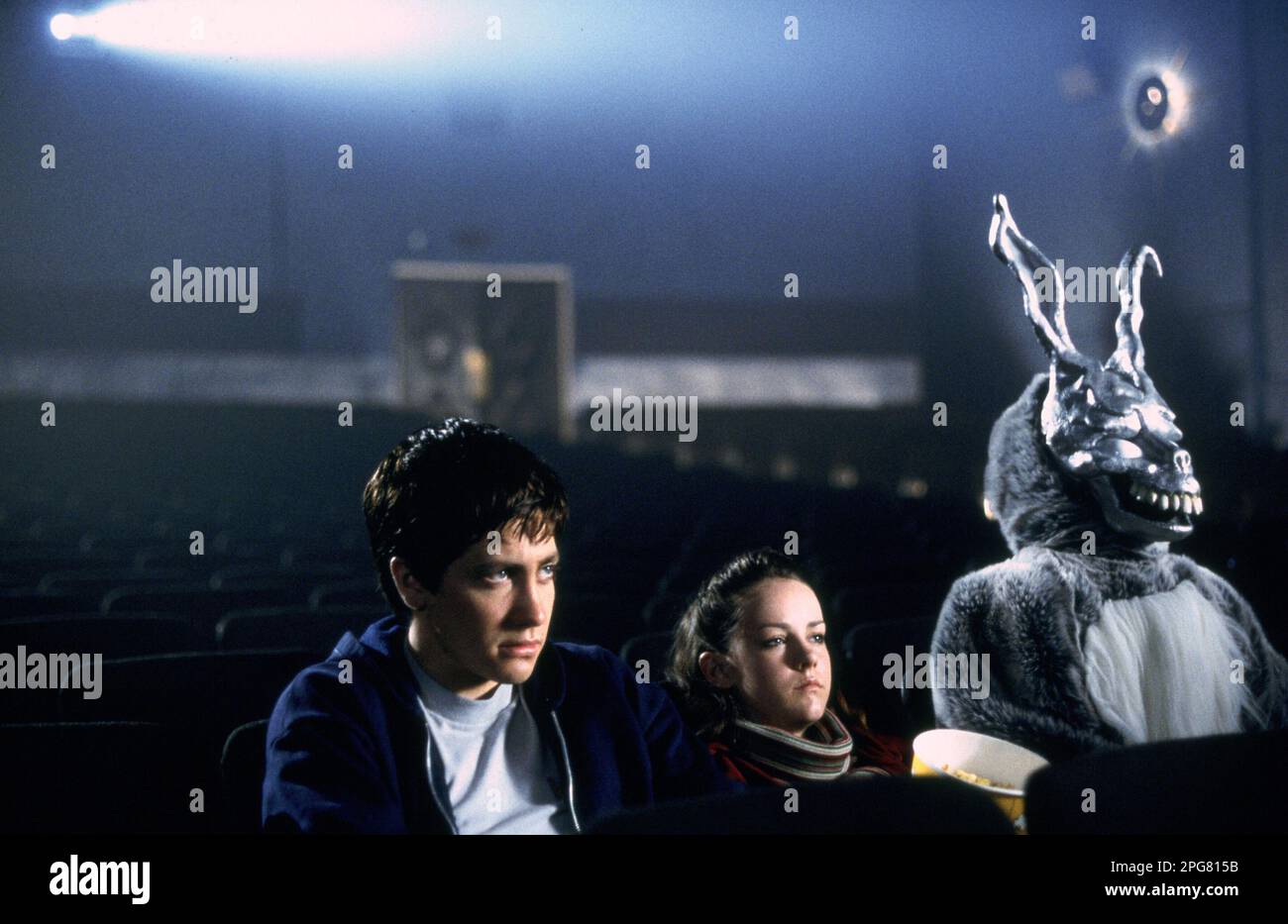 Donnie Darko Jake Gyllenhaal e Jena Malone Foto Stock