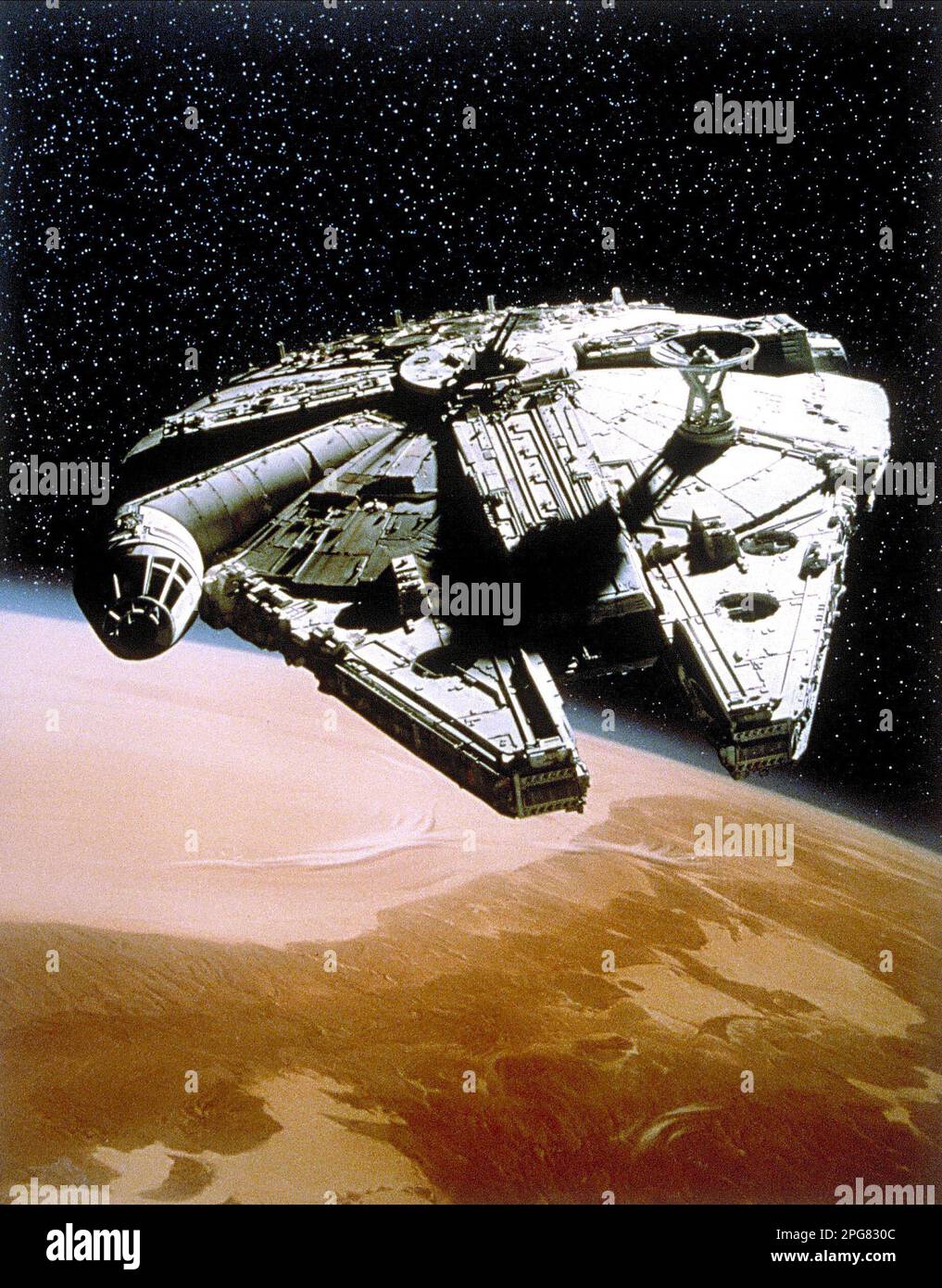 Star Wars Millennium falcon Foto Stock