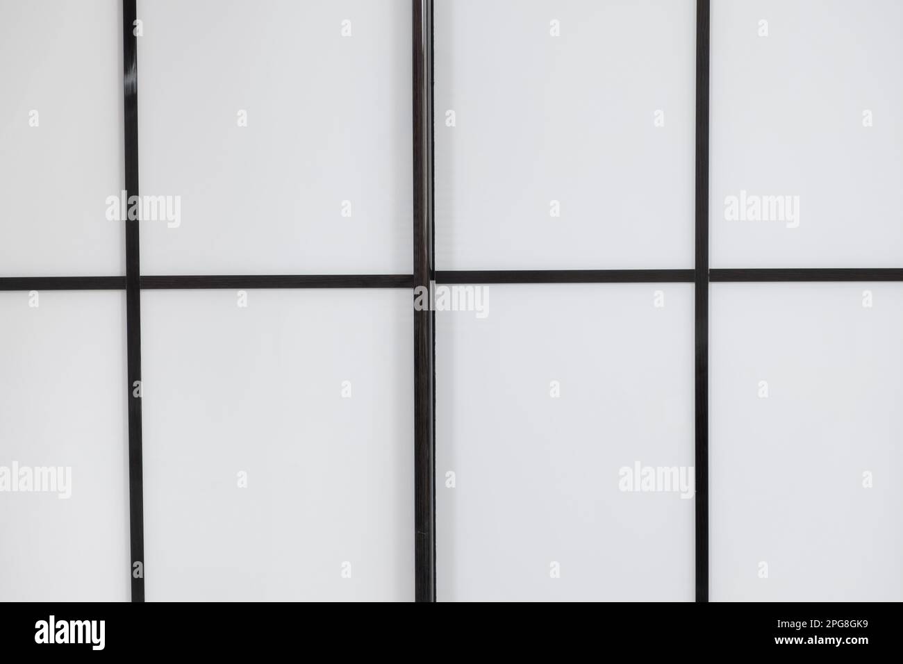 Sfondo nero e bianco o grigio-nero con quadrati e rettangoli. Foto Stock