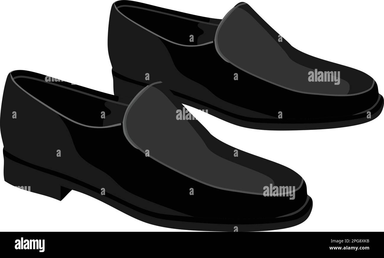 Uomo Scarpe Fashion Vector Illustrazione Vettoriale